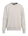 Parajumpers Man Sweatshirt Taupe Size Xxl Cotton, Polyester
