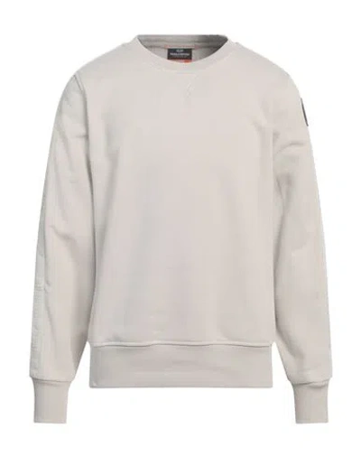 Parajumpers Man Sweatshirt Taupe Size Xxl Cotton, Polyester