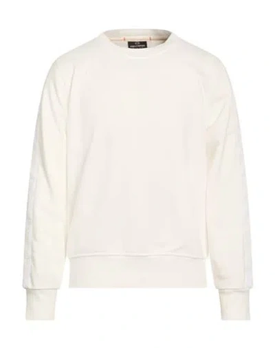Parajumpers Man Sweatshirt White Size L Cotton, Polyester
