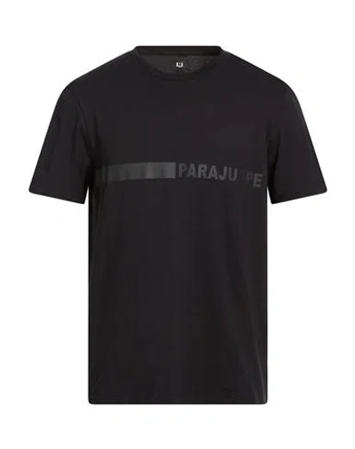 Parajumpers Man T-shirt Black Size L Cotton