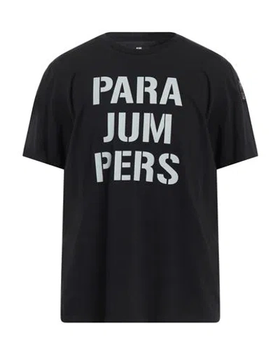 Parajumpers Man T-shirt Black Size L Cotton