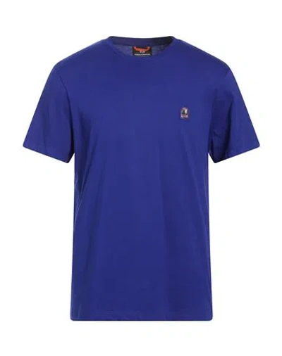 Parajumpers Man T-shirt Bright Blue Size L Cotton