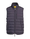 Parajumpers Man Vest Dark Purple Size L Polyester In Black