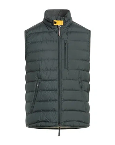 Parajumpers Man Vest Deep Teal Size Xs Polyester In Green