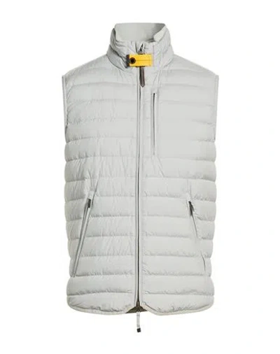 Parajumpers Man Vest Light Grey Size Xs Polyester