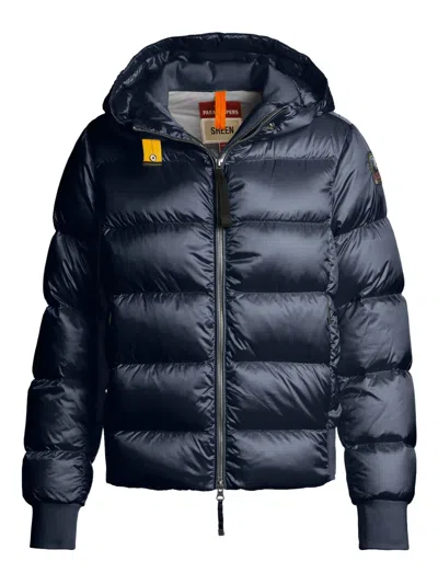 Parajumpers Mariah Hooded Padded Jacket In Blue