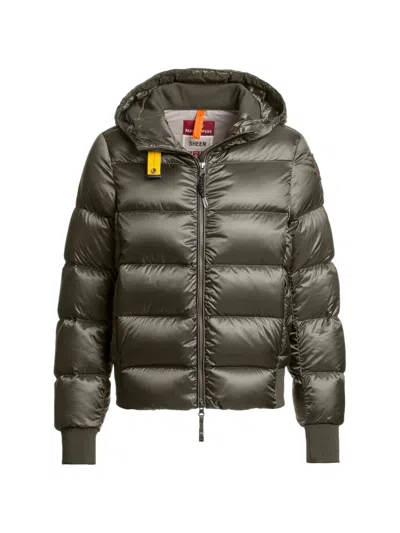 Parajumpers Mariah Hooded Quilted Jacket In Black