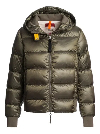 Parajumpers Mariah Quilted Hooded Jacket In Green