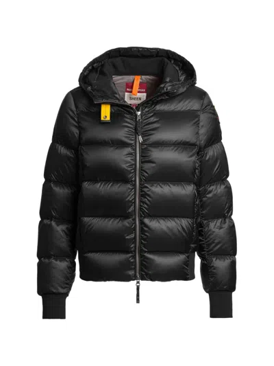 Parajumpers Mariah Quilted Hooded Jacket In Schwarz