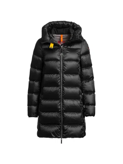 Parajumpers Marion Hooded Coat In Black