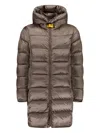Parajumpers Marion Hooded Padded Coat In Brown