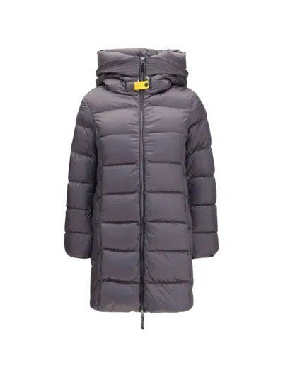 Parajumpers Puffer Jacket Marion In Quilted Nylon In Gray