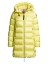 Parajumpers Marion Hooded Quilted Puffer Coat In Yellow