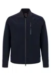 Parajumpers Mckay Zip-front Logo-patch Jacket In Blue