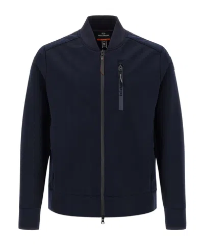 PARAJUMPERS MCKAY ZIP-FRONT LOGO-PATCH JACKET