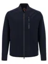 Parajumpers Mckay Zip-front Logo-patch Jacket In Blue
