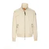 Parajumpers Bound Jacket With High Collar And Zip Pockets In White