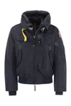 Parajumpers Men Nylon Jacket With Removable Padding In Blue