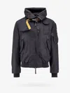 Parajumpers Men Nylon Jacket With Removable Padding In Black
