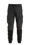 Parajumpers Logo-patch Fleece Sweatpants In Black