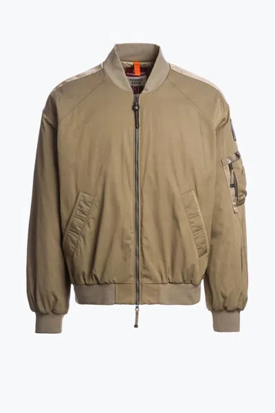 Parajumpers Men's Sam Padded Bomber Jacket In Brown