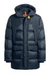 Parajumpers Shedir Hooded Puffer Coat In Blue