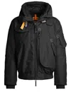 Parajumpers Black Orange Lining Bomber Jacket In Black