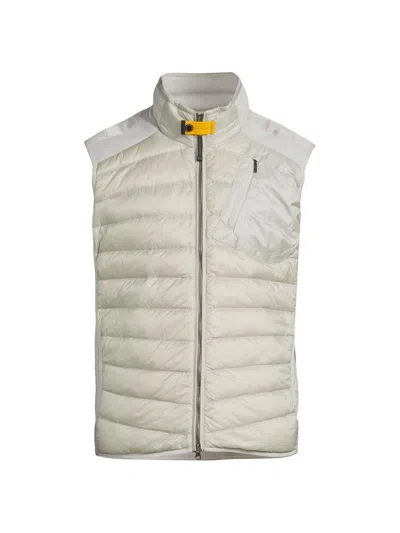 Parajumpers Men's Zavier Stand-collar Slim-fit Puffer Vest In Metallic