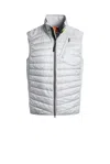 Parajumpers High-necked Sleeveless Down Jacket In Grey