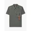 PARAJUMPERS MENS RESCUE POLO SHIRT IN THYME