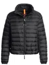 Parajumpers Emilia Down Jacket High Collar Style In Black