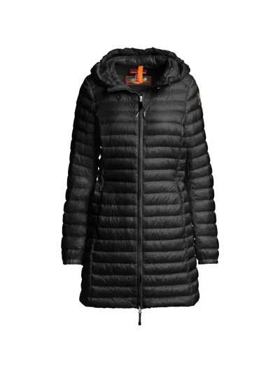 Parajumpers Meredith Hooded Padded Coat In Black