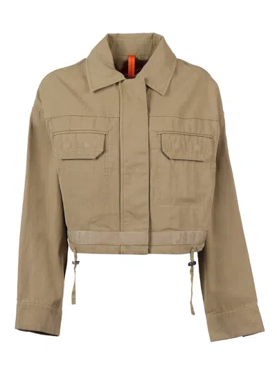 Parajumpers Metka Cropped Utility Jacket In Orange