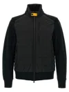Parajumpers Mick Quilted High-neck Jacket In Black