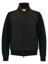 Parajumpers Mick Quilted High-neck Jacket In Black