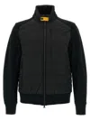 Parajumpers Mick Quilted High-neck Jacket In Black