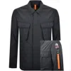 Parajumpers Millard Overshirt Black In Blue