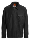 Parajumpers Miura Patch-pocket Button-fastening Jacket In Black