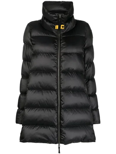 Parajumpers Mock-neck Padded Jacket In Black