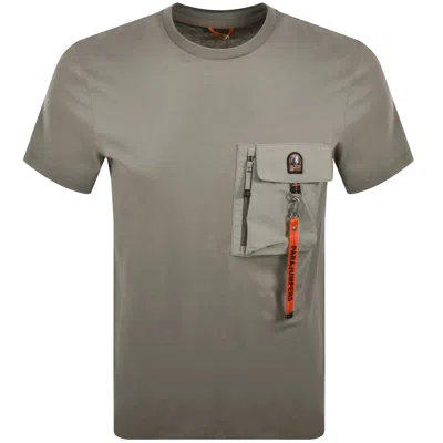 Parajumpers Mojave Pocket T Shirt Grey In Gray