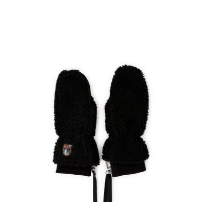 Parajumpers Moufles En Polaire In Black