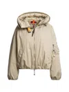 Parajumpers 나즈 후드 봄버 재킷 In Neutral