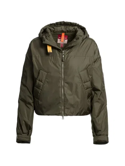 Parajumpers Nalina Hooded Jacket In Green