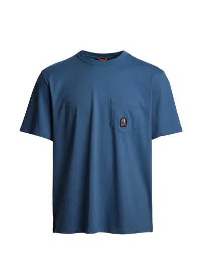 Parajumpers Neel Chest-pocket T-shirt In Blue