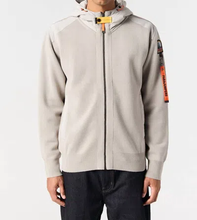 Parajumpers New Dominic Crewneck Sweater In Chateau Grey In Brown