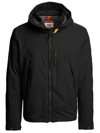 Parajumpers Nivek Padded Hooded Jacket In Black