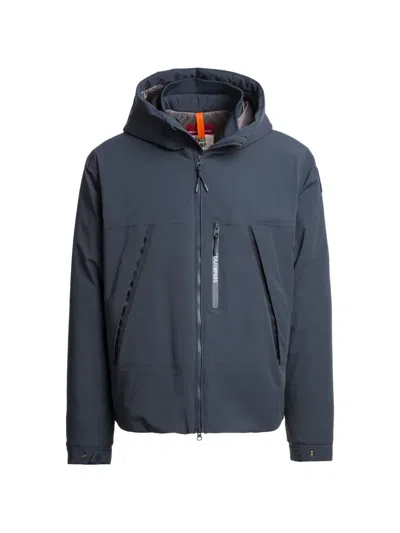 Parajumpers Nivek Padded Hooded Jacket In Blue