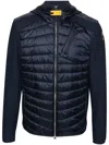 Parajumpers Slim Fit Quilted Hooded Jacket Nolan In Blue