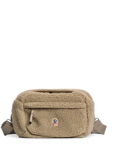 Parajumpers Northam Fleece-texture Belt Bag In Brown