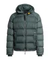 Parajumpers Man Puffer Military Green Size L Polyamide In Black